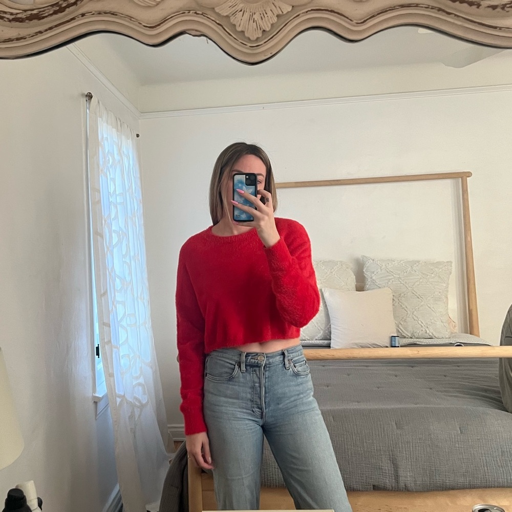 charlie holiday cropped sweater